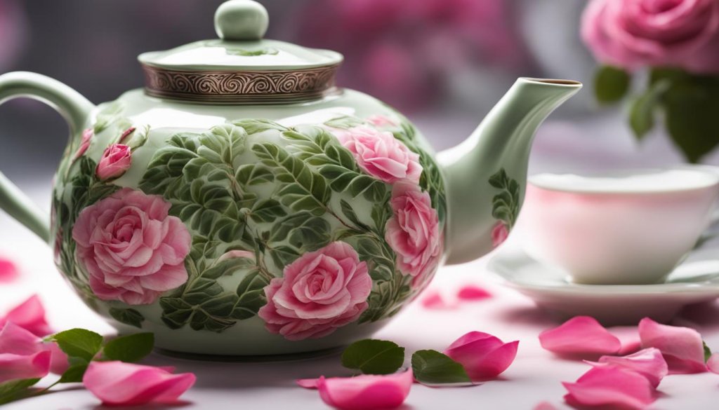 Dzbanek porcelanowy do herbaty Dzbanek porcelanowy do herbaty